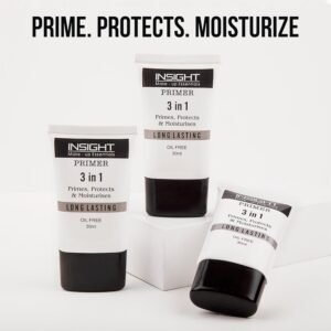 INSIGHT 3-in-1 Primer – Matte Finish, Pore Blurring, Hydrating & Long-Lasting Makeup Base, 30ml