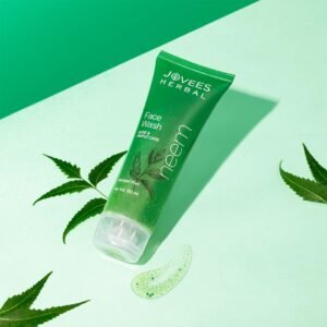 Jovees Neem Face Wash | Neem & Tea Tree Extracts for Oily, Acne-Prone Skin – 120ml