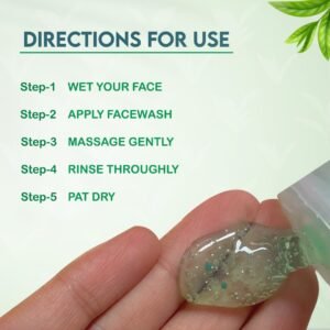 Jovees Tea Tree Face Wash | Oil Control, Acne Prevention & Gentle Cleanser – 120ml