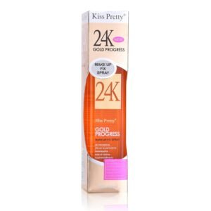 Kiss Pretty 24K Gold Makeup Fixer Spray – Long-Lasting, Waterproof, Hydrating Face Setting Spray, 150ml
