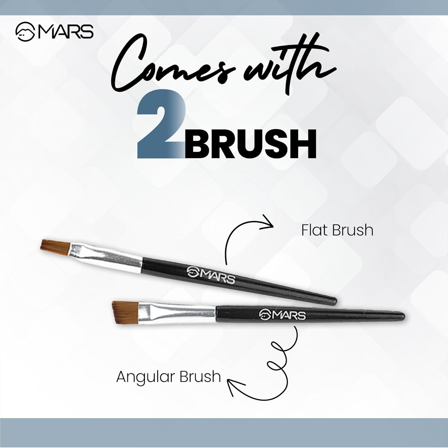 MARS 2-in-1 Hue Gel Eyeliner – Black & Blue, Waterproof, Smudge-Proof, Long-Lasting 24H, with Dual Brush Set, 6g - Image 6