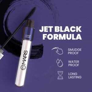 MARS Double Trouble Mascara – 2-in-1 Volumizing & Lengthening, Waterproof, Long-Lasting, 15ml