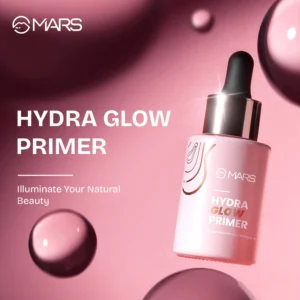 MARS Hydra Glow Primer – Hydrating, Weightless & Long-Lasting Makeup Base for Dry Skin, 30ml (Transparent)