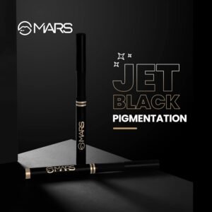 MARS Liquid Eyeliner Pen – Matte Jet Black, Long-Lasting 20H, Smudge-Proof, Waterproof, 1.5ml