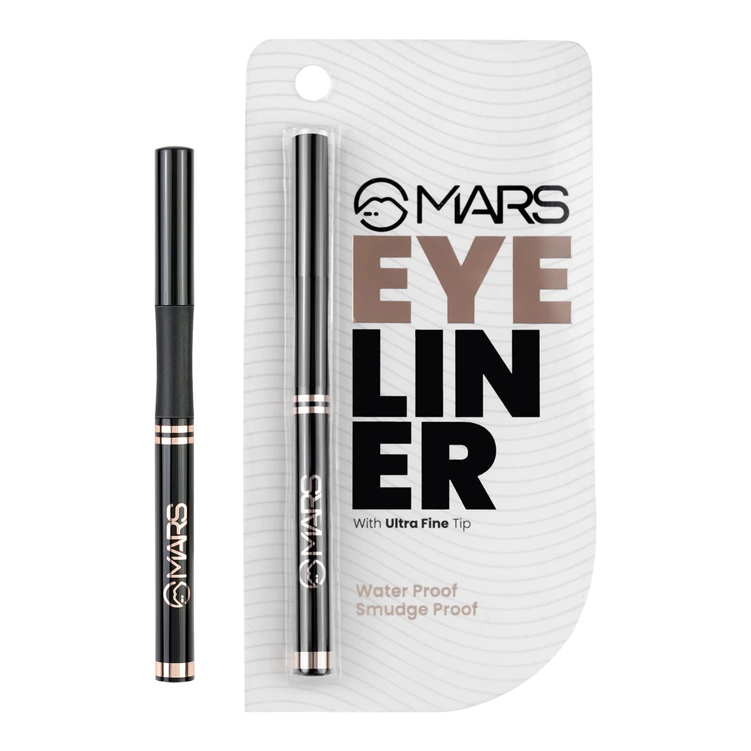 MARS Liquid Eyeliner Pen – Matte Jet Black, Long-Lasting 20H, Smudge-Proof, Waterproof, 1.5ml - Image 5