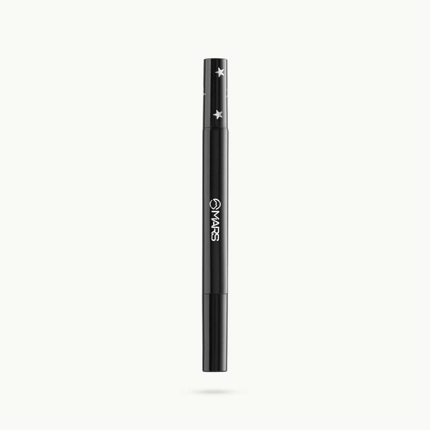 MARS Magic Star Pen Eyeliner with Star Stamp – Dual-Ended, Matte Black, Smudge-Proof, Water-Resistant, 7.5ml - Image 3