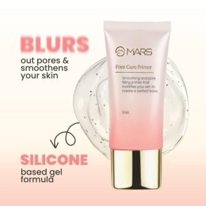 MARS Pore Cure Primer – Pore Minimizing, Oil Control & Long-Lasting Matte Makeup Base, 30ml