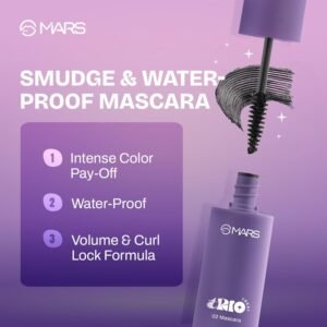 MARS TRIO Treat 3-in-1 Eye Makeup Kit – Eyeliner, Mascara & Eyeshadow, Travel-Friendly, Long-Lasting, 24.5g