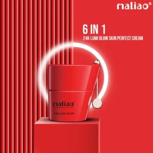 Maliao 24K Lumi Glow Skin Perfect Cream – 6-in-1 Whitening, Spot Lightening, Anti-Wrinkle & Brightening – 50g