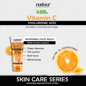 Maliao 5-Piece Vitamin C Skin Care Set | Sunscreen, Serum, Face Wash, Whitening Cream & Toner – 330g
