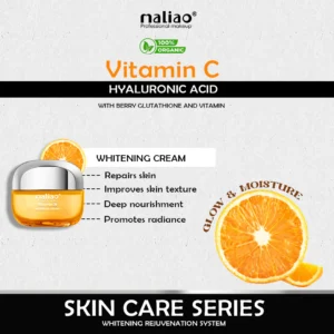 Maliao 5-Piece Vitamin C Skin Care Set | Sunscreen, Serum, Face Wash, Whitening Cream & Toner – 330g