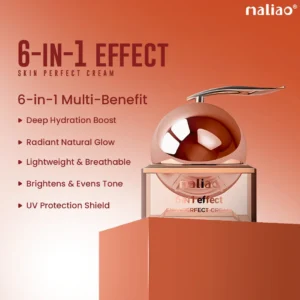 Maliao 6-in-1 Effect Skin Perfect Cream – Moisturizer, Primer, Brightener & SPF Protection – 50g