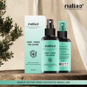Maliao Dewy Finish Fini Satine Makeup Setting Spray – Long-Lasting, Hydrating & Radiant Glow Fixing Mist, 80ml
