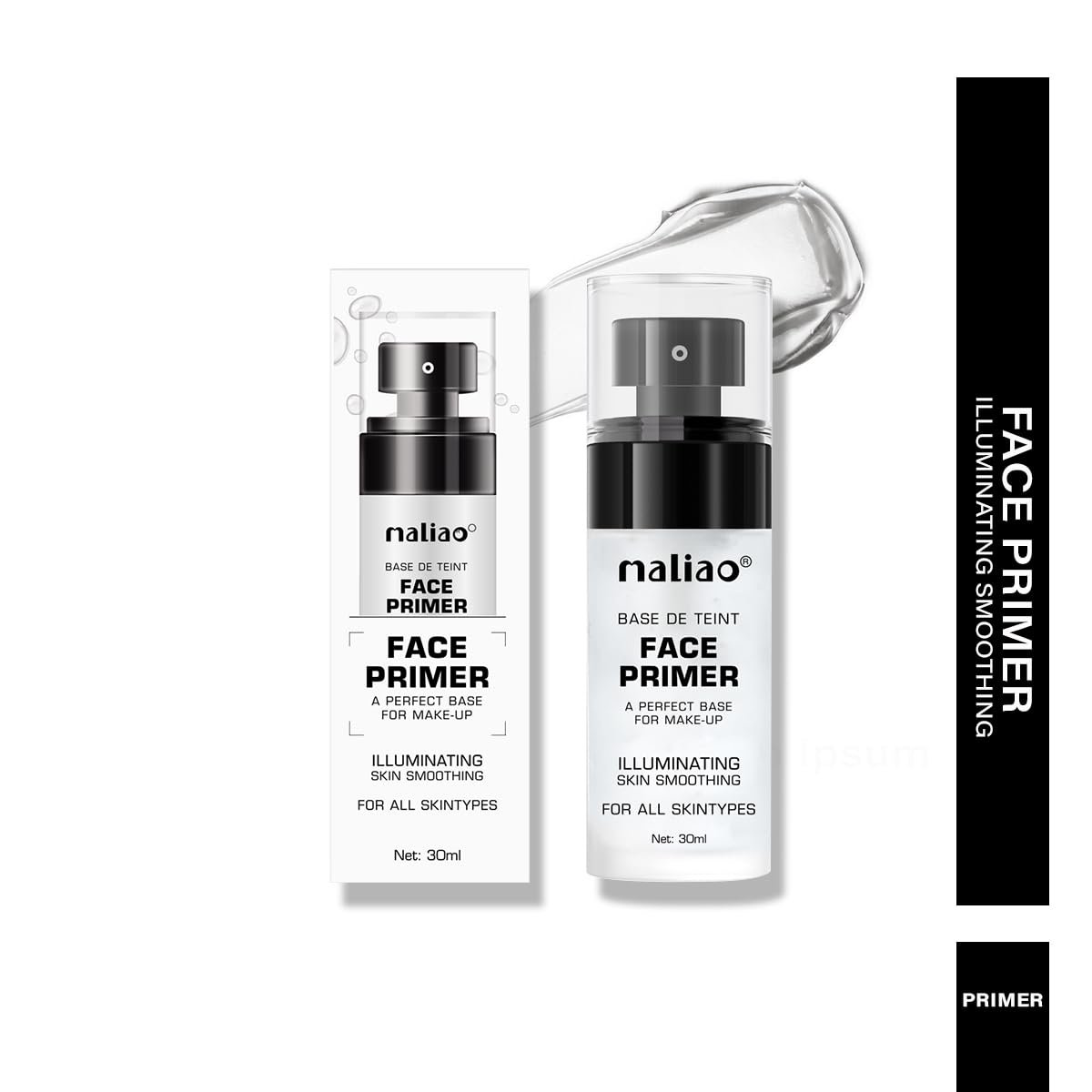 Maliao Face Primer – Smooth, Moisturizing, Pore-Minimizing Makeup Base, 30ml
