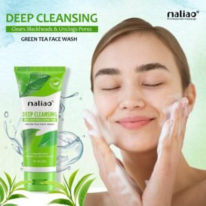 Maliao Green Tea Face Wash | Deep Cleansing, Oil Control & Acne Care – 130 g