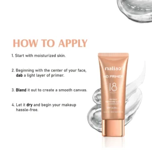 Maliao HD Primer Instant Moisture Glow with SPF15/PA++ – Hydrating Makeup Base - 35ml