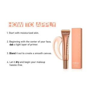 Maliao Invisible Pore Soft Focus Makeup Primer – Lightweight, Mattifying, Pore-Blurring, 30ml