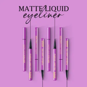 Maliao Liner Pen Matte Liquid Eyeliner – Matte Black, Waterproof & Smudge-Proof, Precision Felt Tip | 1.2g