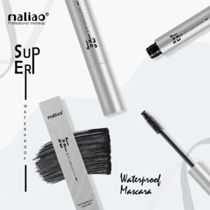 Maliao Long Lasting Super Waterproof Mascara – Intense Volume, No Clump, Washable & Suitable for Sensitive Eyes, 10ml