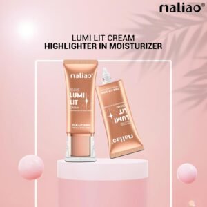 Maliao Lumi Lit Cream Highlighter – Moisturizing Glow Enhancer (Golden Tint) – 30g