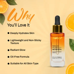 Maliao Magic Perfect Nectar Royal Vitamin C+E Serum – Glow Restoring & Nourishing – 30ml