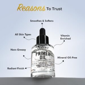 Maliao Primer Oil – Hydrating, Lightweight, Vitamin-Enriched, Non-Greasy Makeup Base, 35ml