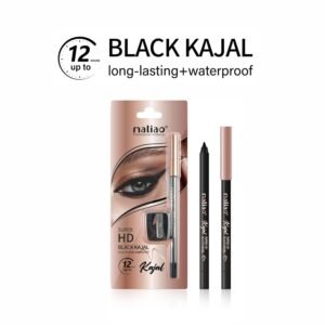Maliao Super HD Black Kajal – 12H Long Lasting, Waterproof & Matte Finish | 1.3g