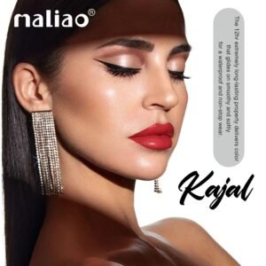 Maliao Super HD Black Kajal – 12H Long Lasting, Waterproof & Matte Finish | 1.3g