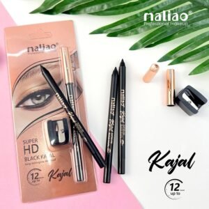Maliao Super HD Black Kajal – 12H Long Lasting, Waterproof & Matte Finish | 1.3g