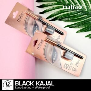 Maliao Super HD Black Kajal – 12H Long Lasting, Waterproof & Matte Finish | 1.3g