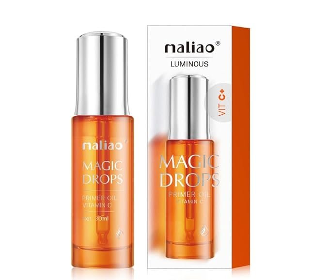 Maliao Vit C+ Magic Drops Primer Oil – Radiance Boosting, Hydrating & Makeup-Ready Base, 30ml