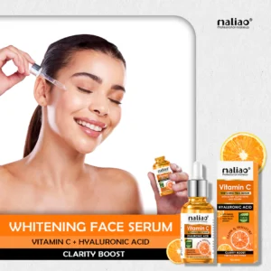 Maliao Vitamin C Face Serum  Brightens & Evens Skin Tone - Anti-Aging with Hyaluronic Acid & Glutathione – 30ml
