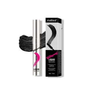 Maliao Waterproof Liquid Mascara – Long-Lasting, Smudge-Proof, Volumizing & Lengthening, 10ml