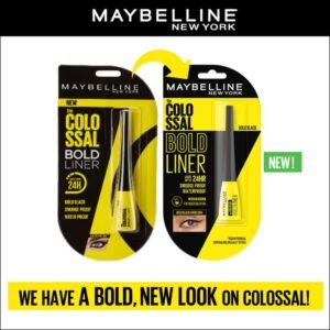 Maybelline New York Colossal Bold Liner – Black, Smudge-Proof & Waterproof Long-Lasting Eyeliner | 3ml