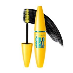 Maybelline New York Volume Express Colossal Mascara – Volumizing & Lengthening, Waterproof, Black, 10ml