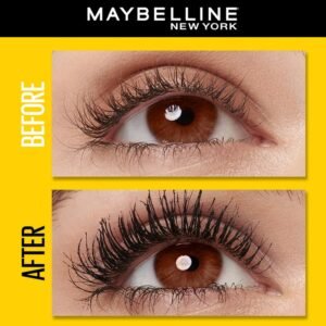 Maybelline New York Volume Express Colossal Mascara – Volumizing & Lengthening, Waterproof, Black, 10ml