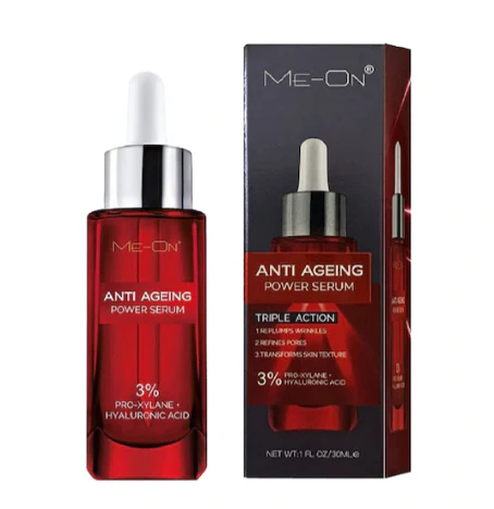 Me-On Anti Ageing Power Serum – 3% Pro-Xylane & Hyaluronic Acid – 30ml