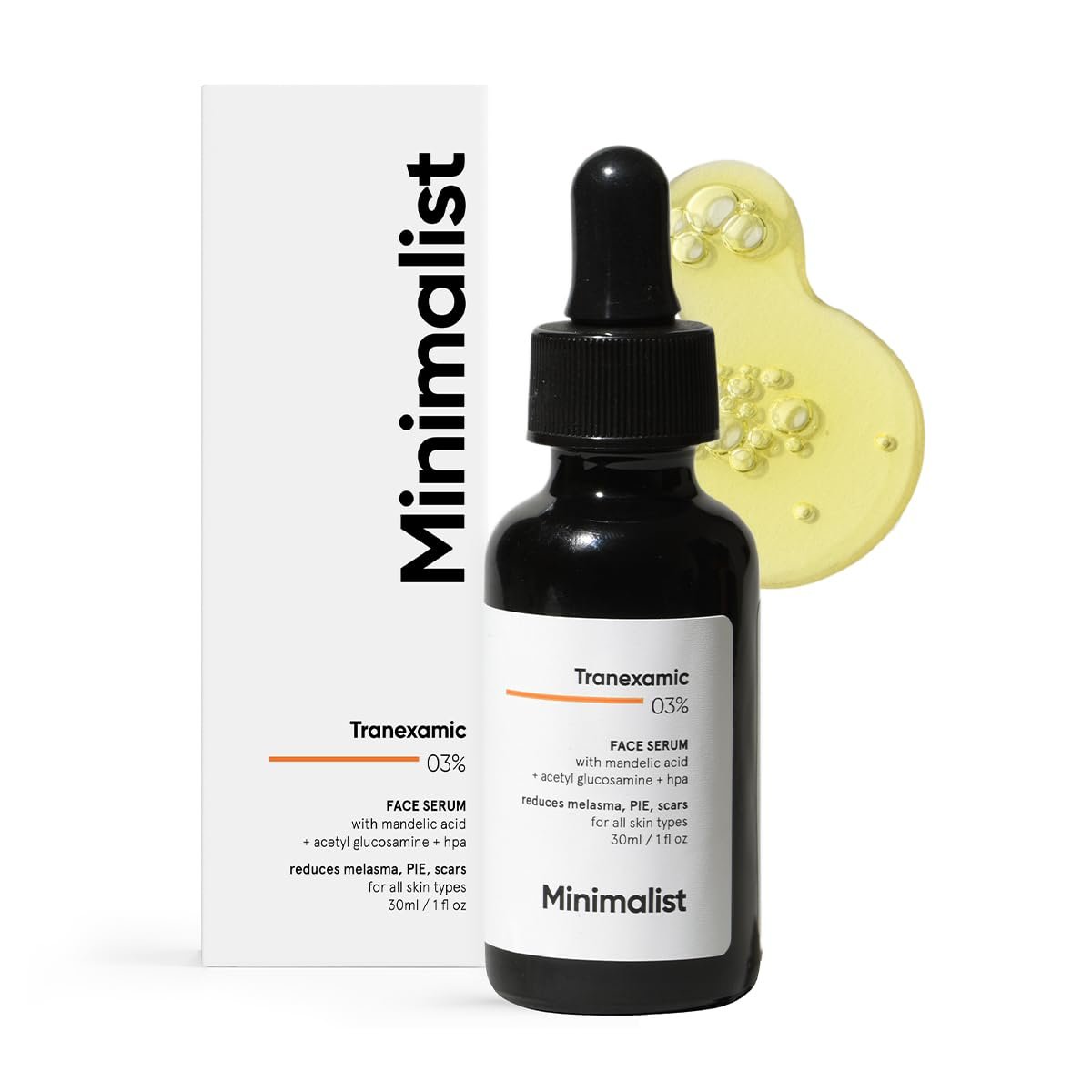 Minimalist 3% Tranexamic Acid Serum – Reduce Pigmentation & Acne Scars – 30ml