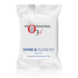 O3+ Shine & Glow Mono Dose Facial Kit | Brightening & Cleansing Skincare – 32g + 6ml