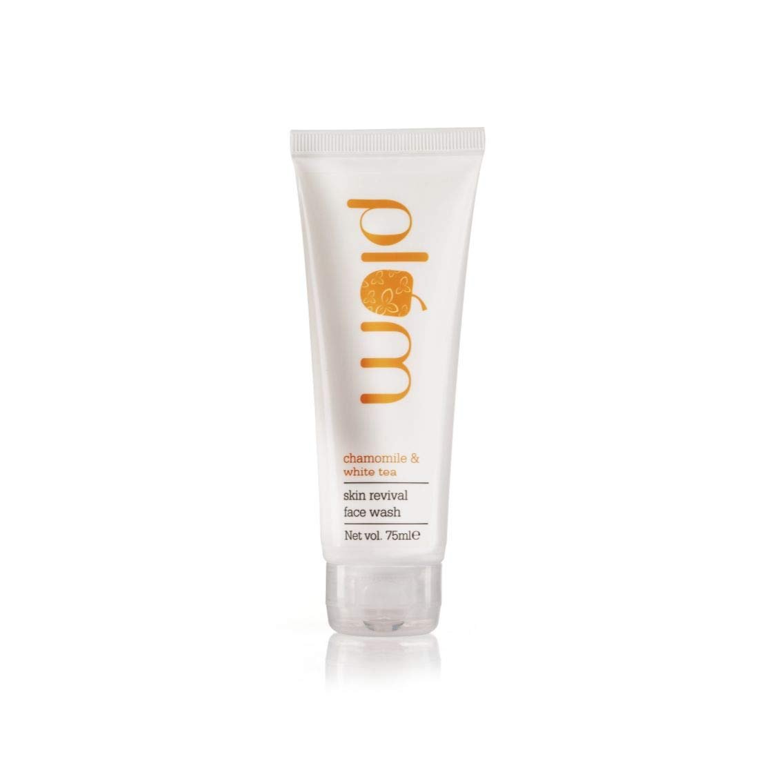 Plum Chamomile & White Tea Revival Face Wash – Mild Cleansing Gel for Instant Glow, Normal & Combination Skin – 75ml - Image 2