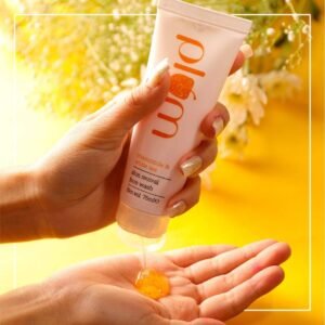 Plum Chamomile & White Tea Revival Face Wash – Mild Cleansing Gel for Instant Glow, Normal & Combination Skin – 75ml