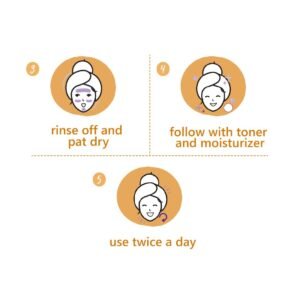 Plum Chamomile & White Tea Revival Face Wash – Mild Cleansing Gel for Instant Glow, Normal & Combination Skin – 75ml