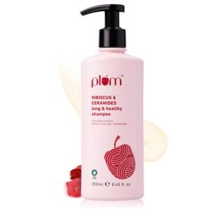 Plum Hibiscus & Ceramides Shampoo – Hydrating, Strengthening & Split-End Prevention, 250ml