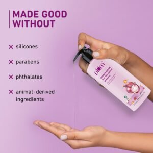 Plum Onion & Biotin Shampoo – Hair Fall Control, Scalp Health, Paraben-Free, 250ml
