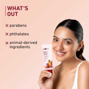 Plum Saffron & Papaya Glow Brightening Face Wash – With Vitamin B5, Papaya Enzyme & Saffron Oil - 100ml