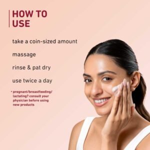 Plum Saffron & Papaya Glow Brightening Face Wash – With Vitamin B5, Papaya Enzyme & Saffron Oil - 100ml