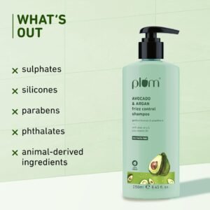 Plum Tea Tree Dandruff Control Shampoo – Anti-Dandruff, Sulfate & Paraben-Free, 250ml