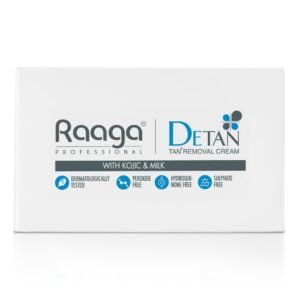 Raaga Professional De-Tan Cream | Kojic & Milk Extracts | Removes Sun Tan & Restores Natural Fairness – 72g