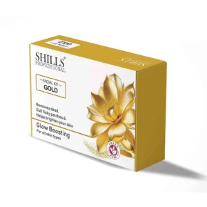Shills Professional Gold Bridal Facial Kit | Deep Cleansing, Brightening & Hydrating Skincare – 800g Box
