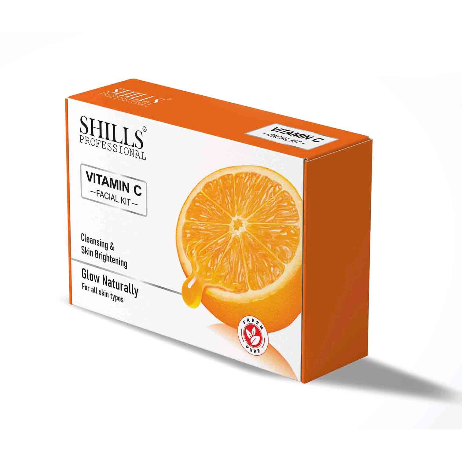 Shills Professional Vitamin C Facial Kit | Brightening, Anti-Aging & Hydrating Skincare – For All Skin Types - Image 2